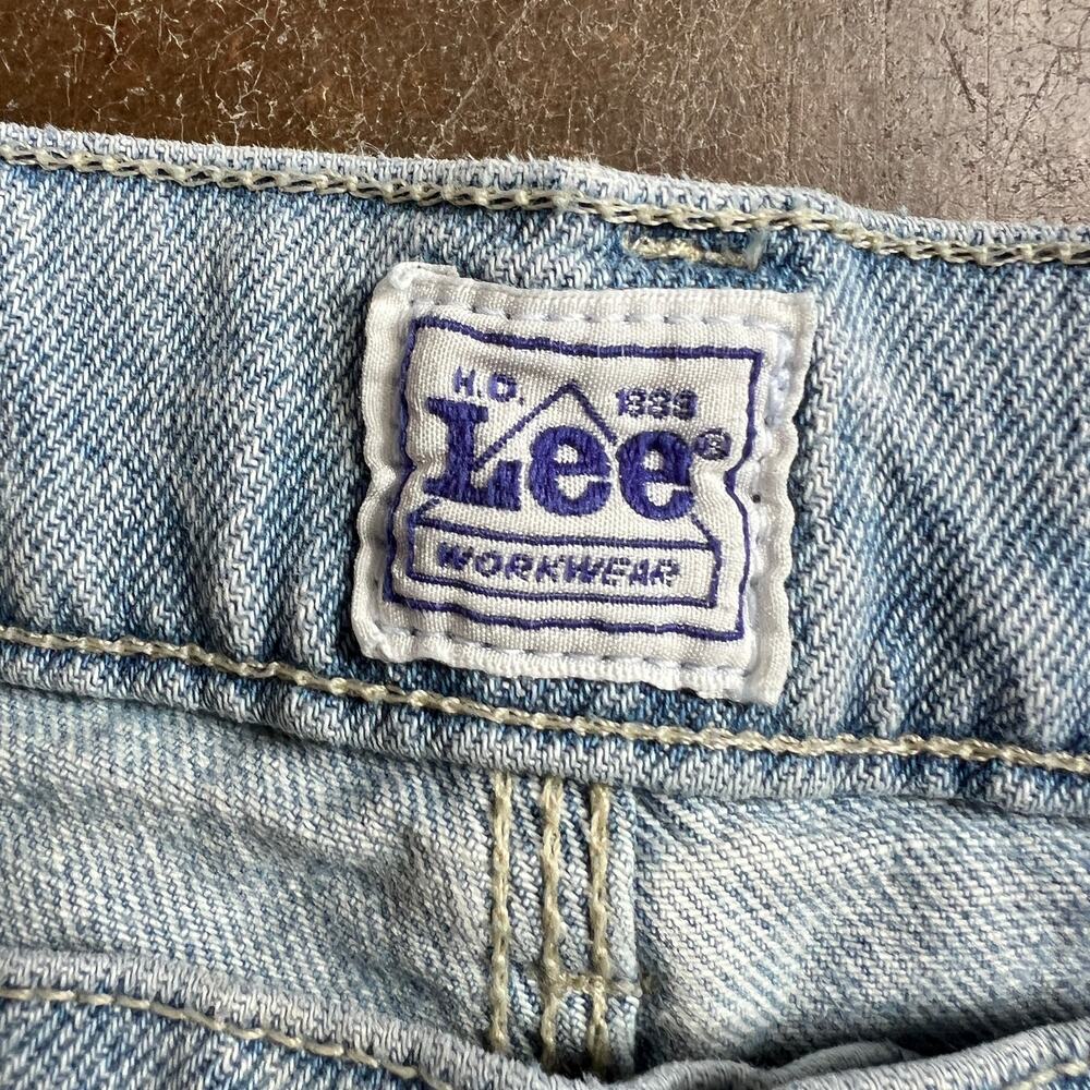 VTG Lee Men's Carpenter Denim Jeans Pants 38x30 - Picture 2 of 9